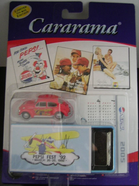 CARARAMA LIMITED TIN BOX EDITION PEPSI COLA 1.72 AUTO 14 - Immagine 1 di 1