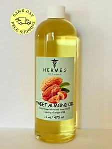 SÜSSMANDELÖL von Hermes BIO KALTGEPRESST 16 Unzen - Bild 1 von 1