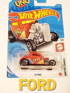 32 FORD - UNO  - GAMES - MATTEL  - HOTWHEELS - Picture 1 of 7