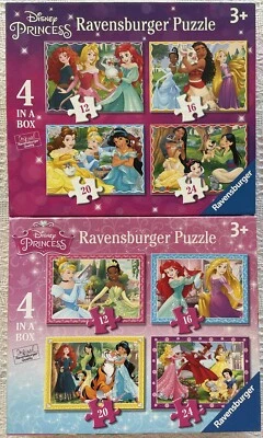 Disney Princess x Ravensburger x8 jigsaw puzzles 3+ years - image 1 of 4