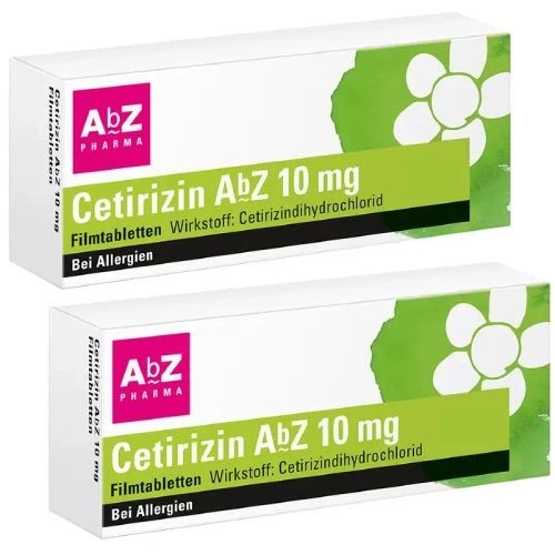 ABZ PHARMA GMBH Cetirizin Abz 10 mg Filmtabletten Doppelpackung (2x 100st) 2 St