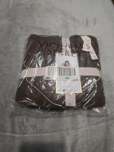 Victoria's Secret Modal Long Pant/Top Pajama Set Brown Size XL New - Picture 1 of 4