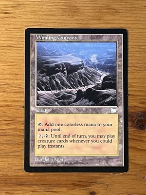 MTG – Magic the Gathering – Winding Canyons – Weatherlight - Image 1 of 2