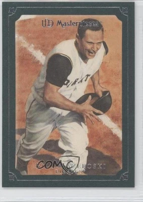 2007 UD Masterpieces Green Linen Frame Bill Mazeroski #4 HOF - Image 1 of 2