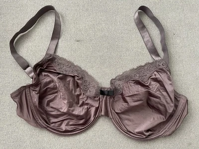 Hanro of switzerland  bra us 34c/85c tan lace - Image 1 of 4