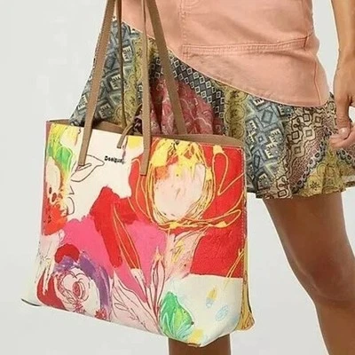 Bolso de Mano Desigual Reversible Flor Mágica Seattle Nuevo con Etiquetas Foto 1 de 3