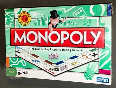 2008 MONOPOLY Board Game With Speed Die NIB Sealed Light Box Damage on Corners - Image 1 of 4