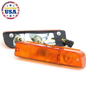 LH/RH FRONT SIGNAL LIGHT LAMP FIT NISSAN DATSUN 1200 B110 SUNNY B210 120Y 73-83 - Picture 1 of 6