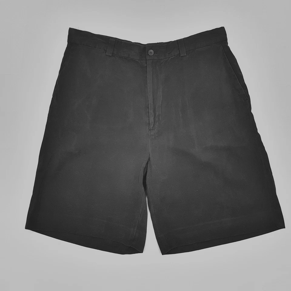 Pantalones Cortos Informales De Colección Pussers West Indies Chinos 100% Seda Negros Talla 36 Foto 1 de 4
