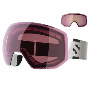 Salomon Radium Pro White Sigma Pink Lens Unisex Snowboard Goggles - Picture 1 of 4