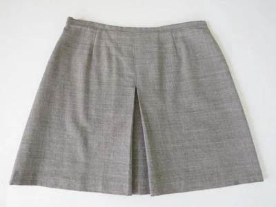 ESPRIT Inverted Pleat Skirt… Size 3/4 Lightweight Wool Blend - Image 1 of 4