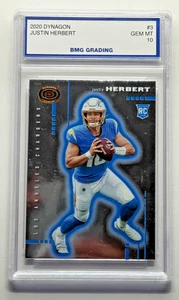 Justin Herbert (RC) 2020 Panini Chronicles - Dynagon Rookies BMG GEM MT 10 - Bild 1 von 2