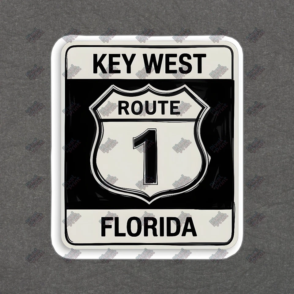 Letrero de colección Key West Route 1 clásico decoración de carretera de Florida viaje #8564 Foto 1 de 1
