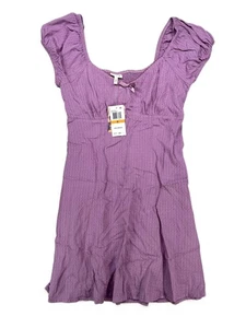 Self Esteem Junior strukturiertes Empire-Taillenkleid mit gesmoktem Rücken Baldrian Größe S neu mit Etikett - Bild 1 von 8