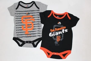 Conjunto de 2 piezas de body Creeper de los Gigantes de San Francisco a tu elección bebé bebé - Imagen 1 de 6
