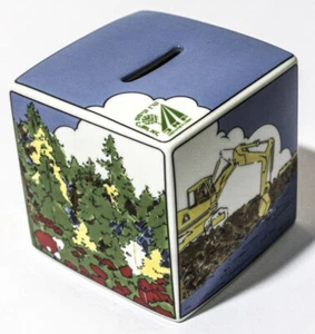 Tiffany Porcelain Jewish National Fund Charity Box SOLD 2023 AUCTION FOR $1,024 - Picture 1 of 1