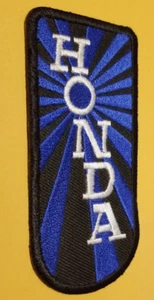 Honda Motorcycle Embroidered Patch approx 2x4" - Picture 1 of 2