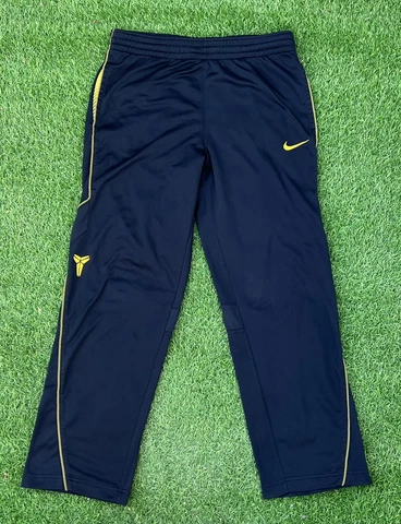 Nike Kobe Bryant Black Mamba Basketball DRI-FIT Training Pants VTG Mens S Fits L Cover