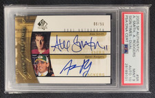 2005 SP Authentic Sign of the Times Dual Auto Aaron Rodgers/Alex Smith #06/50