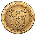 Malta 2 Euro cents Fantasy Probe Specimen coin ND cross