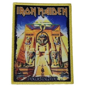 IRON MAIDEN Powerslave SMALL PATCH Printed Band Logo - Picture 1 of 6
