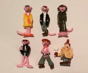 THE PINK PANTHER VINTAGE FIGURINES SET ITALY - FIGURES COLLECTIBLES MINIATURES