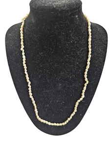 Hermoso hilo de perlas barrocas pequeñas de agua dulce 20" - Imagen 1 de 5