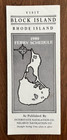 Vintage 1989 Block Island Ferry Schedule/Brochure Rhode Island Ephemera