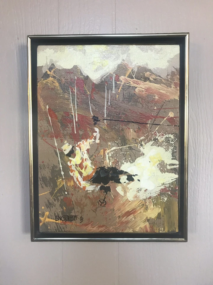 Pintura de esquiador Magnus Engstrom Foto 1 de 4