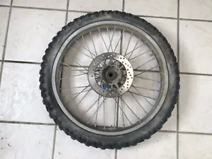 2004 Yamaha Ttr225 Ttr 225 Xt BENT Front Wheel Brake Rotor - Picture 1 of 9