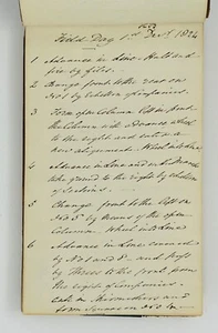 [GIBRALTAR] British Military Memorandum Book. Ca. 1824-27 - Picture 1 of 6