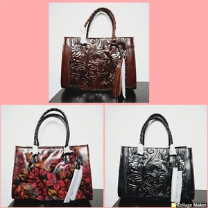 Patricia Nash Leather Primrose Satchel Handbag - Choose Color - NWT - Picture 1 of 17