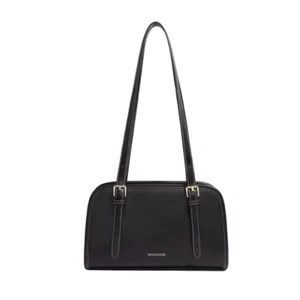 Mossdoom Women’s PU Leather Shoulder Bag Korean Style Compact Casual Handbag - Picture 1 of 8