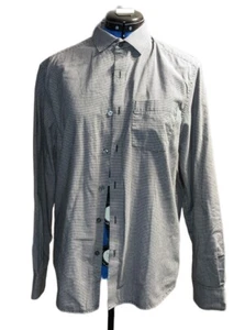 Kenneth Cole New York Gray Button Up Shirt Size Medium - Picture 1 of 4