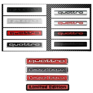 Logo Schriftzug Emblem Audi QUATTRO Aufkleber - Bild 1 von 14