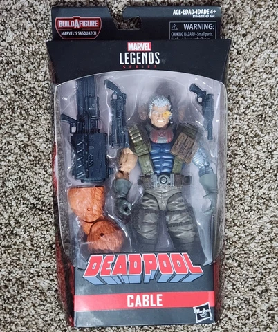 Hasbro Marvel Legends Cable (Sasquatch BAF) Wave 6" Action Figure Cover