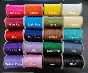 1mm Waxed Cord String 10m to 20m Jewellery Making Necklace Bracelet Craft - Picture 1 of 17