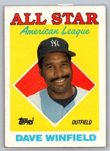 1988 Topps AL All Star Dave Winfield #392 - Picture 1 of 2