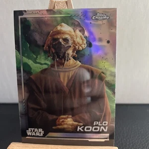 2024 Topps Chrome Star Wars #147 Plo Koon Refractor - Bild 1 von 3