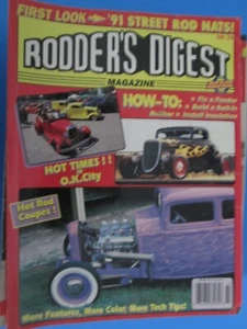Rodders Digest Magazine October 1991 Hot Rods How to Tips Ideas - Picture 1 of 2