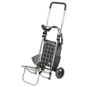 CRESPO Camping Sackkarre Trolley Transport Karre Wagen Kühltasche Klappbar Alu - Bild 1 von 6