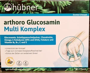 Hübner arthoro basis plus für Knochen & Knorpel á 270 Kapseln = 3 Monatskur - Bild 1 von 1
