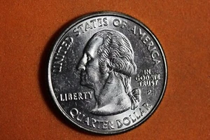 2000 - P  CLAD " NEW HAMPSHIRE" Statehood Washington Quarter! #K35942 - Picture 1 of 2