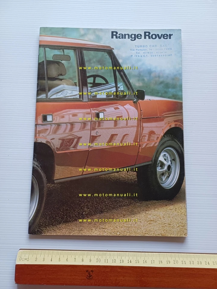Range Rover 1982 depliant originale italiano - Immagine 1 di 4