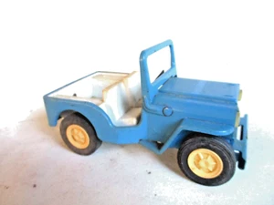 Vintage Tonka Jeep blau & weiß Jeep Runabout Pressstahl 60er Jahre - Bild 1 von 7
