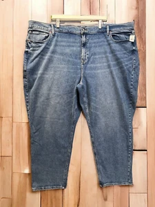 Old Navy Jeans Womens Plus Size 28 Boyfriend Jeans Blue Mid Rise Denim Pants - Picture 1 of 12