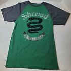 Harry Potter The House Slytherin “Shrewd” Green/Gray Tee Adult Size S