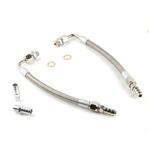 6AN Water line w/Ford Sierra Cosworth Escort Cosworth YBT / 3/8"  1/2"  Barbs - Picture 1 of 5