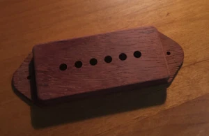 Guilford Padauk P-90 Dog Ear Pickup Cover fits Gibson Seymour Duncan Made In USA - Picture 1 of 3