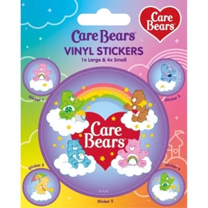 Vinyl Sticker/ Aufkleber-Set Care Bears - We Love 1x6cm 4x2cm NEU PS2400428 - Picture 1 of 1